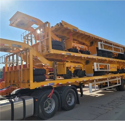 Trailer tal-Kontenitur Flatbed 40ton